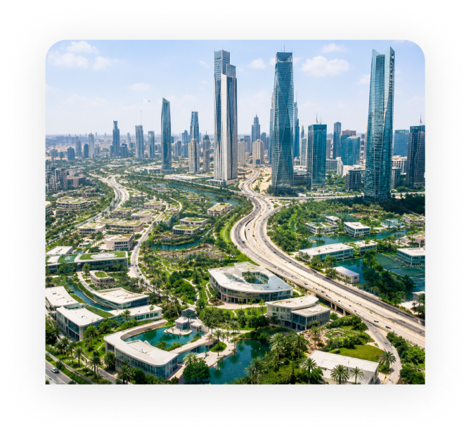 تطوير المشاريع السكنية والتجارية